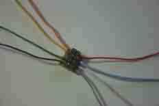 Assembled socket with wires attached