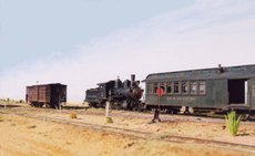 A view of the On30 scale layout 'Gunsite'