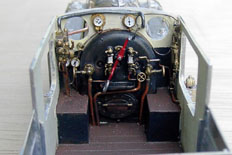 Detailed cab interior - backhead of E4