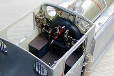 Detailed cab interior - backhead of E4