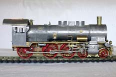 Broadside of modified Weinert BR38 P8 kit