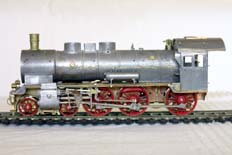 Broadside of modified Weinert BR38 P8 kit