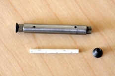 Crossdrilled Slater's axle with GRP rod